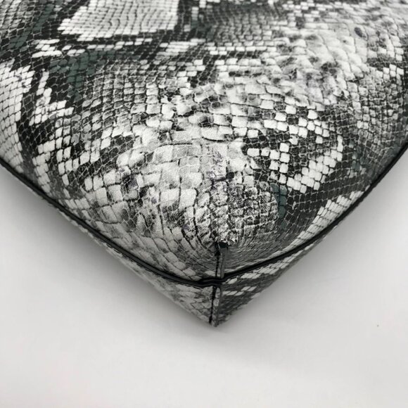 Unbranded Snakeskin Print Top Handle Crossbody & Matching Pouch - Picture 8 of 11